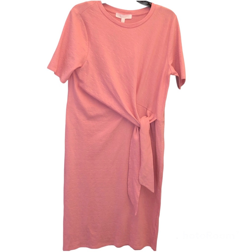 Adyson Parker tie Knot Midi Dress Malibu Peach XS